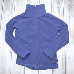 Cabelas Fleece Jacket Womens Large Full Zip Mock Neck